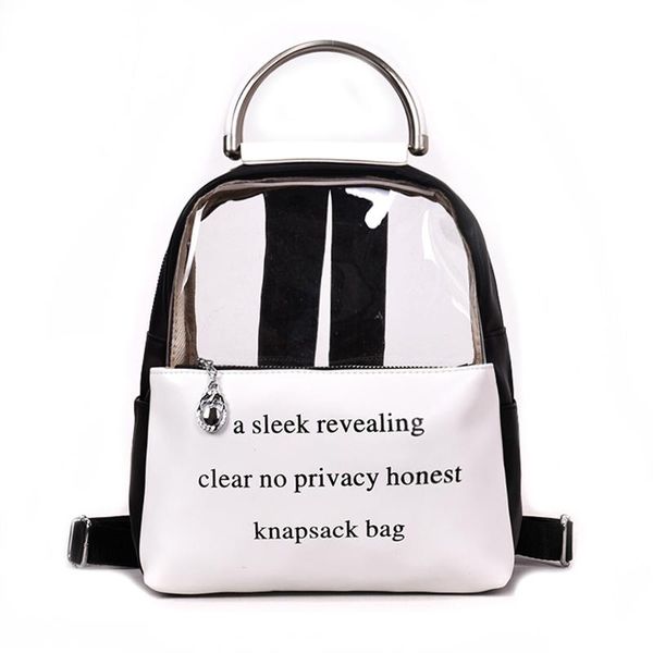 

backpack 2021 wild fashion student transparent