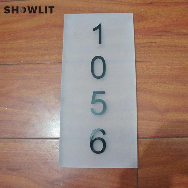

custom laser cut acrylic house number door sign other hardware
