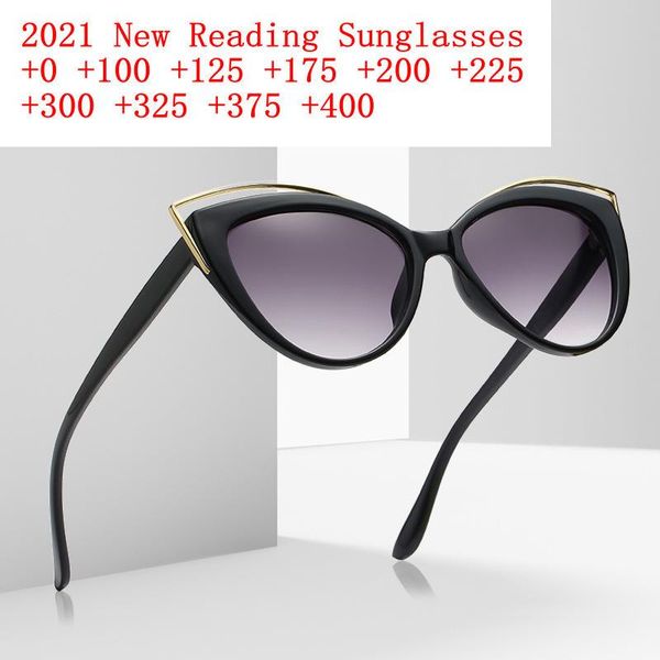 

sunglasses vintage fashion 2021 ladies reading reader men women retro cat eye sun glasses nx, White;black