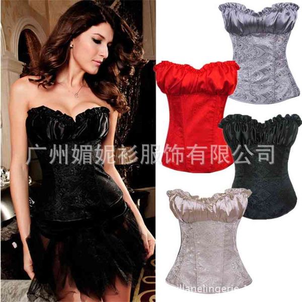 

lace stitching underwear court body shaping clothes tights corsets, Black;white
