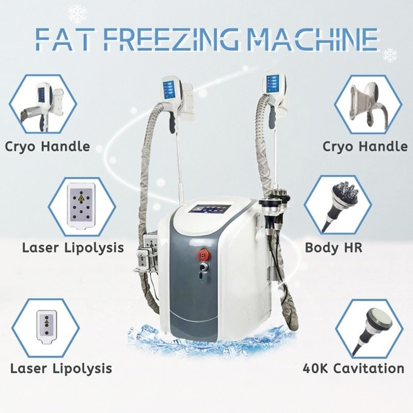 Il più nuovo Fat Freeze Home Salon Usa macchina Liposuzione sotto vuoto Congelamento freddo Dimagrante Vita veloce Attrezzatura per modellare la riduzione della cellulite 0221