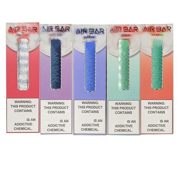 

air bar diamond disposable vape e cigarette pen pod device built-in 380mah battery pods 500 puffs dab starter kit vs puff plus puff xxl
