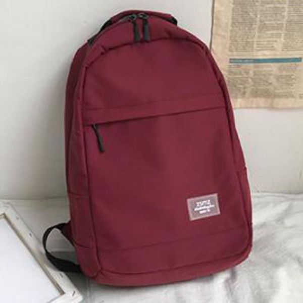 

backpack male and female student school bag high university college style