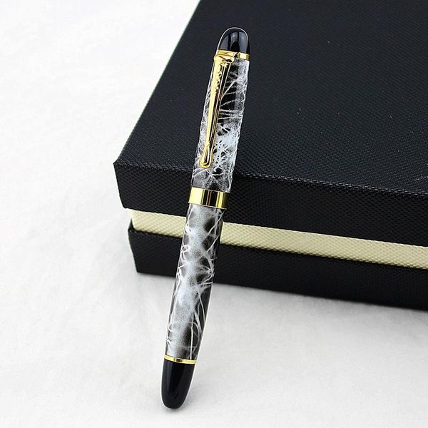 

gel pens black marble steel business medium roller ball pen
