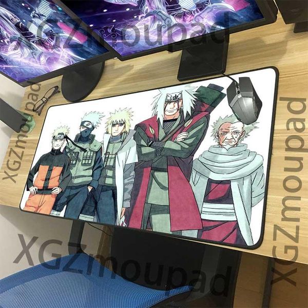 

mouse pads & wrist rests xgz large pad black lock edge naruto computer custom personality jiraiya company table mat speed rubber non