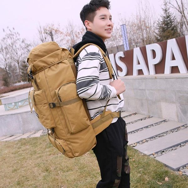 

durable folding backpack 70l camping portable mountaineering bag outdoor bags