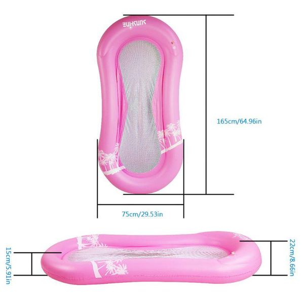 

floating row bed hammock swimming pool mattress beach lounge raft xxuf inflatable floats & tubes