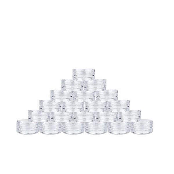 

refillable bottles cream box plastic portable storage empty facial makeup jar for beauty tools & jars