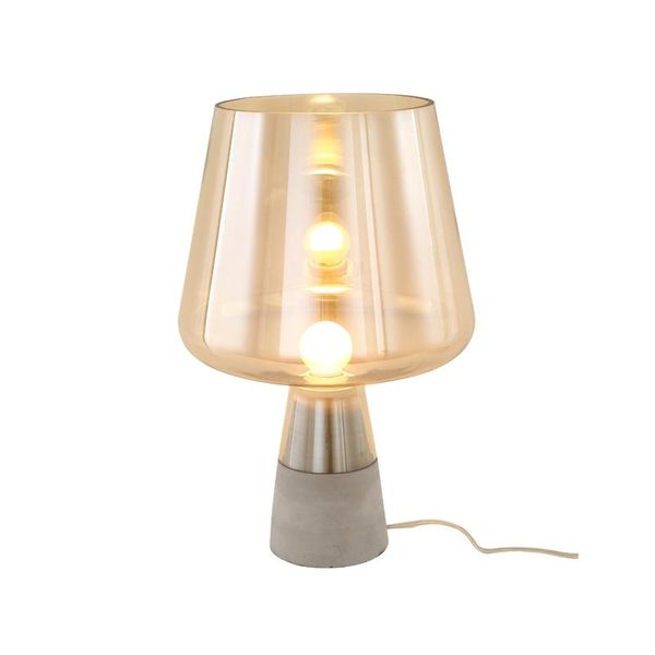 

table lamps modern living room smoke gray glass bedside lighting nordic balloon led office desk series