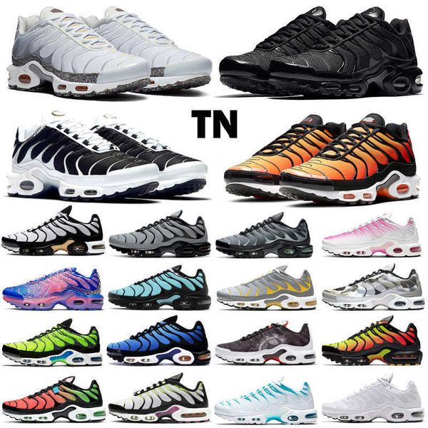 

2021 tn men women running shoes trainers triple black oreo hyper blue crater pink fade worldwide white volt mens sports sneakers