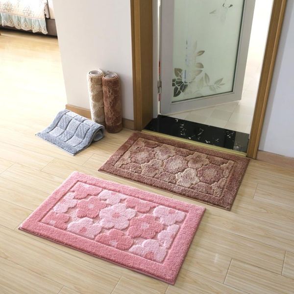 

bath mats 3d flower home decor floor carpets rugs,non-slip toilet mat doormat bathroom carpet,rugs for bathroom,tapete para banheiro