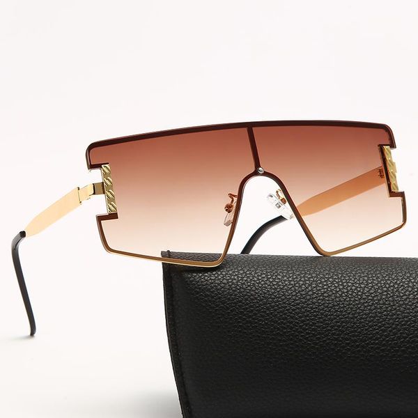 

sunglasses fashion oversized design women men metal square sun glasses uv400 shades eyewear, White;black