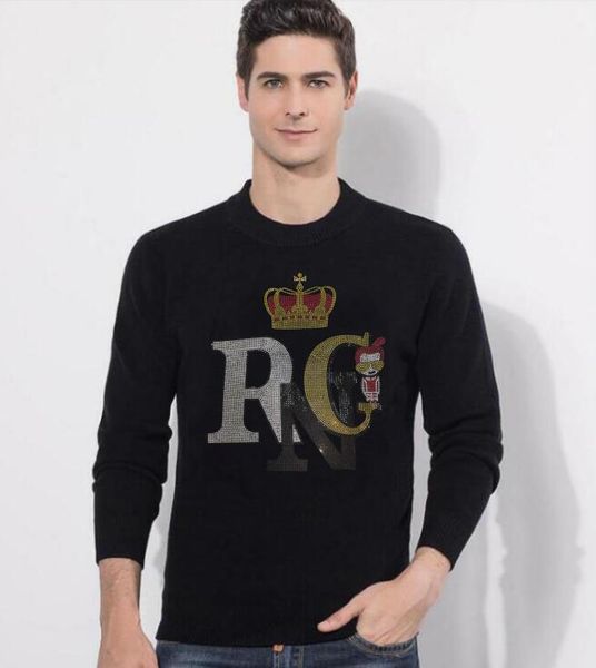 

men's hoodies & sweatshirts male plus size sweater around the sleeveless neck fashion designer, Black