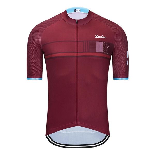 

racing jackets raudax 2021 cycling shirts triathlon bicycle clothing breathable mountain clothes jerseys men ropa ciclismo verano, Black;red