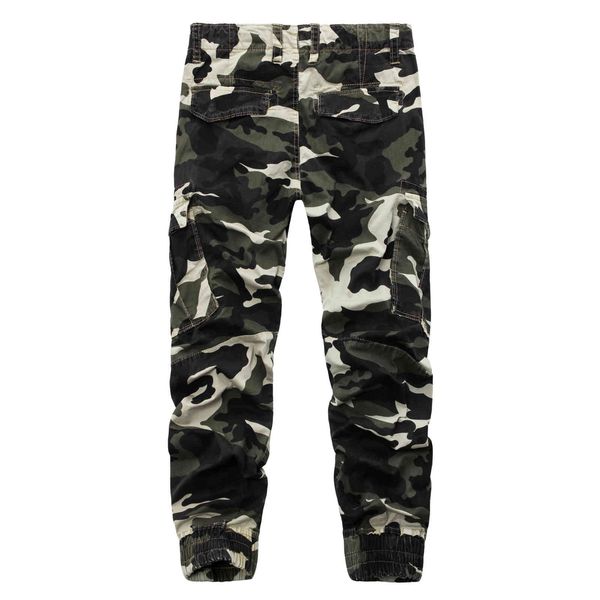 

men's pants new streetwear camouflage mens fashion casual autumn pencil street style hip hop jogger trousers camo plus size for q1, Black