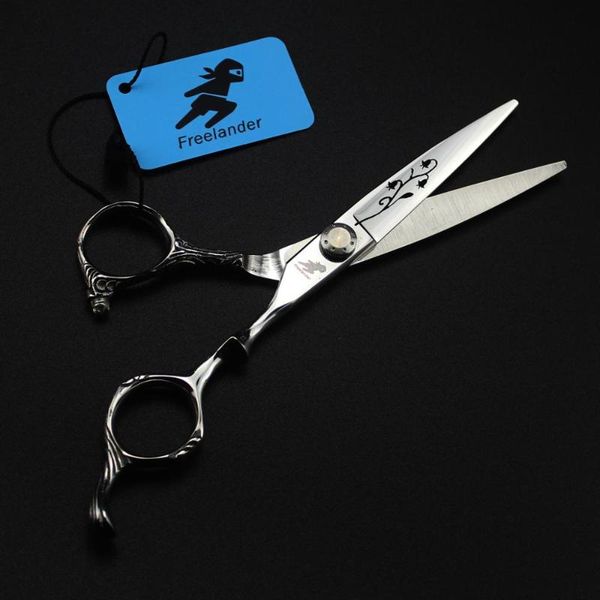 

hair scissors 6" professional cutting barber flower pattern salon scissor hairdresser set haircut tools