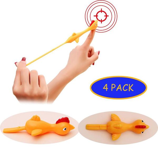 

small animal supplies rubber chicken flick flying flingers stretchy christmas gift toy toys stretch string decompression