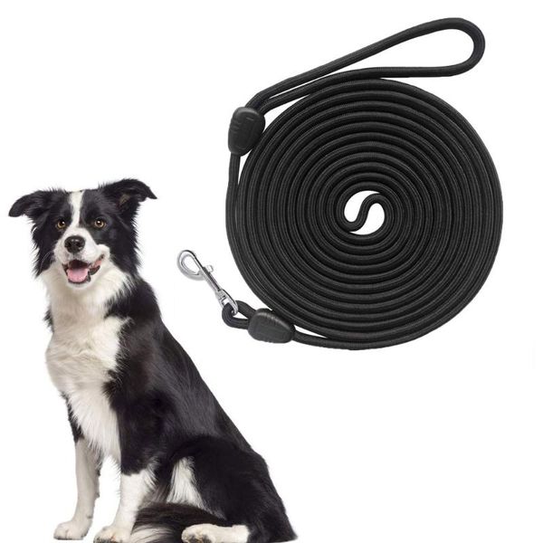 

nylon dog leash outdoor walking training webbing recall long lead line pet traction rope great for teaching camping backyard collars & leash