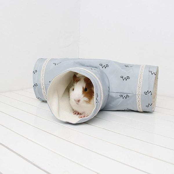 

hamster pet cat toy drill holes in hedgehog tunnel guinea pig for small animal pets cavia bed 2021 dog apparel