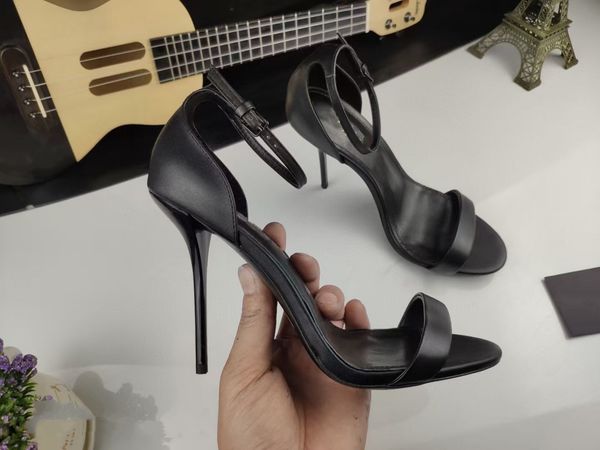 

custom made suede inside luxury designer metal strip black pat kj001ent leather thrill heel pumps women tribute