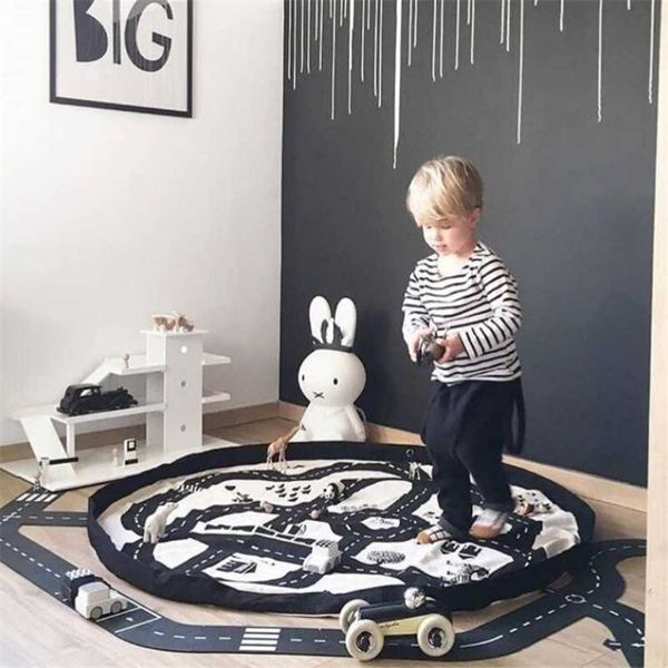 

diaper bags kids toys rail road mat big storage bag baby creeping ins track package
