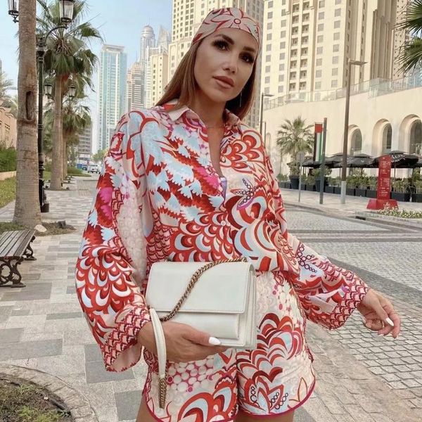 

women's shorts vintage tetem floral print women 2021 summer kimono patchwork elastic waist button up casual chic female, White;black