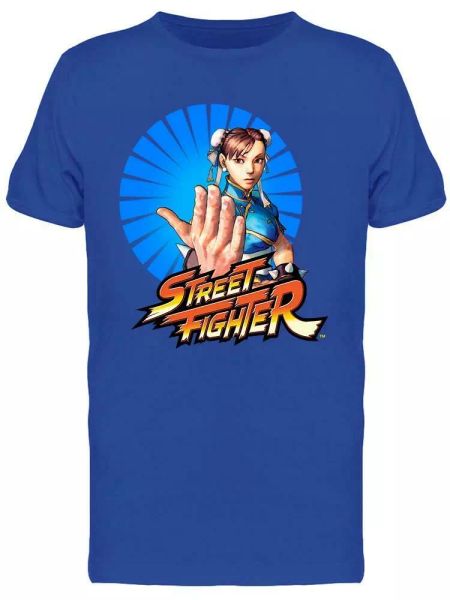 

street fighter chun-li capcom tee men's -capcom designs, White;black