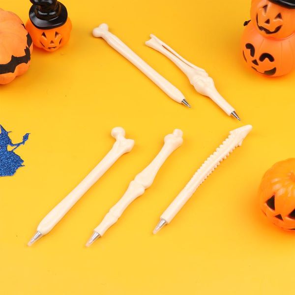 

ballpoint pens 25 pieces wholesale bone pen beads and a black bag stationery school supplies office accessories style, Blue;orange