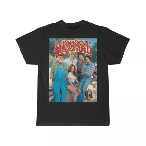 

dukes of hazzard short sleeve tee, White;black