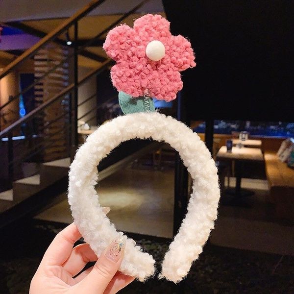 

mlz net red floret shampoo headbands flower headband zhao lusi same floret hairpin spring flower hairpin, Silver