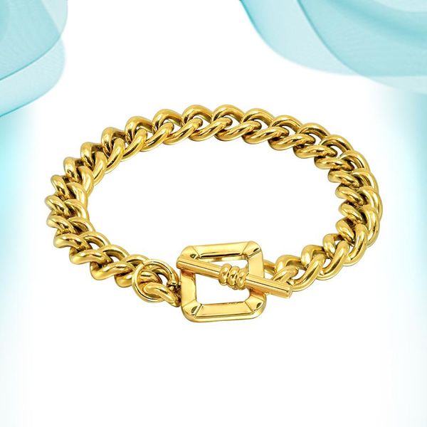 

bangle 2021 women's wrist bracelets all metal interlocking block ins cold wind bracelet exquisite accessories paired bangles jewelry, Black