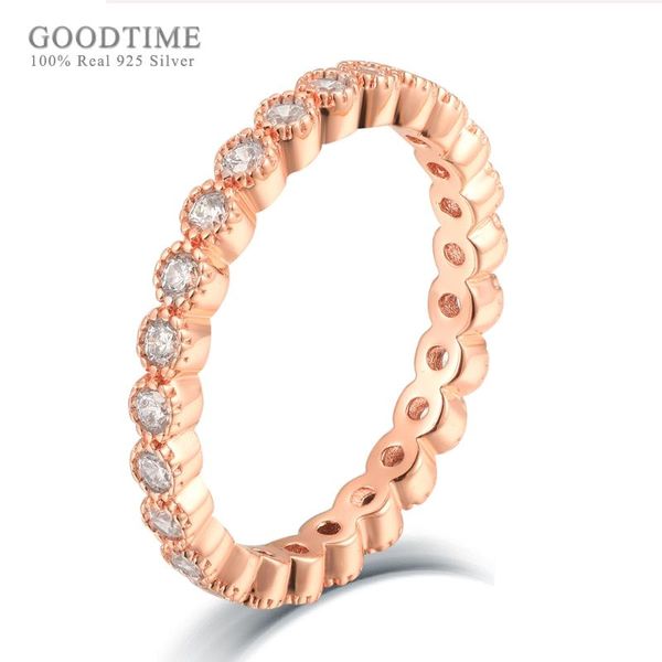 

cluster rings women rhinestone ring 925 sterling silver zircon wedding party bride jewelry accessories valentine's day present, Golden;silver