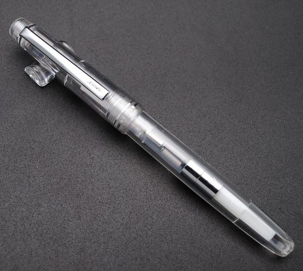 

wing sung 659 (0.38-0.5mm) double nibs fountain pen transparent ink pens