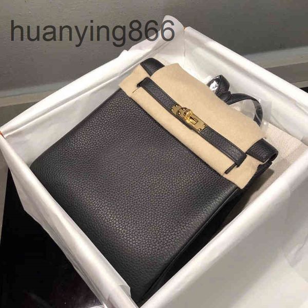 

brand h bags handbags women luxury classic herme autumn kelys winter 2022 backpack head leather litchi pattern bag fashion versatile small s
