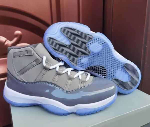 

11 cool grey mens basketball shoes womens 11s medium grey white outdoor sneakers trainers sports ct8012-005 us5.5-13