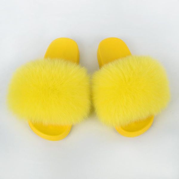 

slippers plush women real fur slides summer luxury ladies sandals beach furry slipper shoe female footwear indoor wholesale 2021, Black