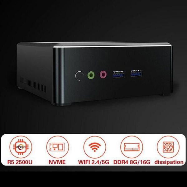 

mini pc deskamd ryzen 5 2500u 8gb ddr4 256gb nvme ssd vega 8 graphics gpu quad core 2.0ghz up to 3.6ghz gaming pcs