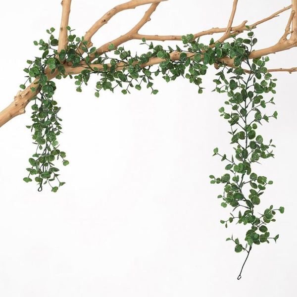 

decorative flowers & wreaths artificial rattan wall hanging plastic fake vine greenery garland plant home decoration for wedding
