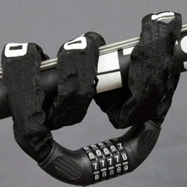 

bike locks password anti-theft inbike mountain lock cable chain accessories