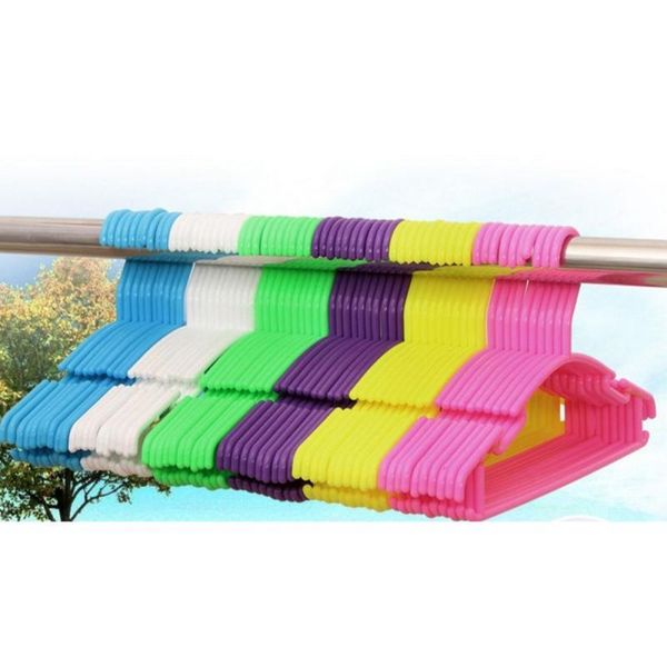 

hangers & racks portable children clothes hanger coats organizer plastic hook tubular baby clothing wholesale