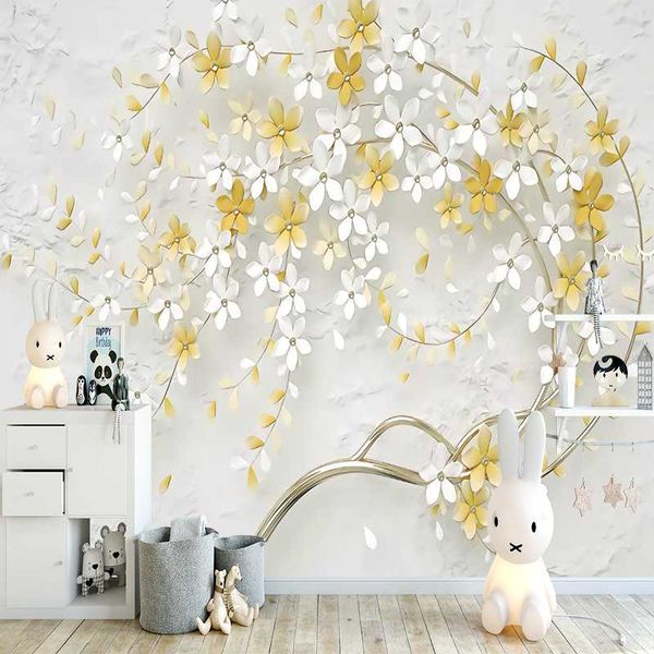 

wallpapers milofi 3d custom wallpaper five petals diagram