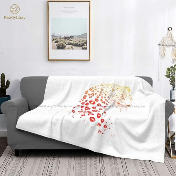 

blankets leopard blanket funny fleece picnic soft fashion bedspread