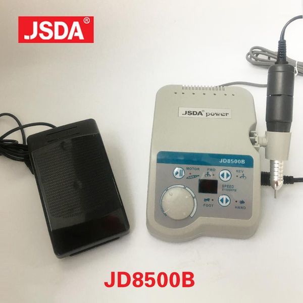 

factory jsda jd8500b professional electric nail drill machine polish tool manicure pedicure bits digital display 65w 35000rpm1