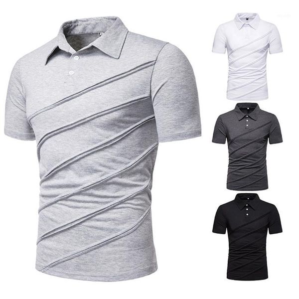 

t rock band t-shirt shirt for men cotton fashion mens casual stand collar button stripe short sleeve blouse #351, White;black