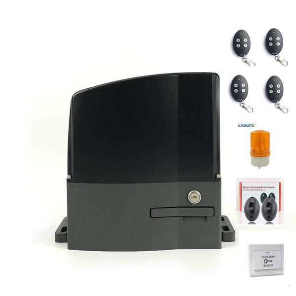 

input ac220v 110v sliding gate operators motor opener ip57 with push button fingerprint access control