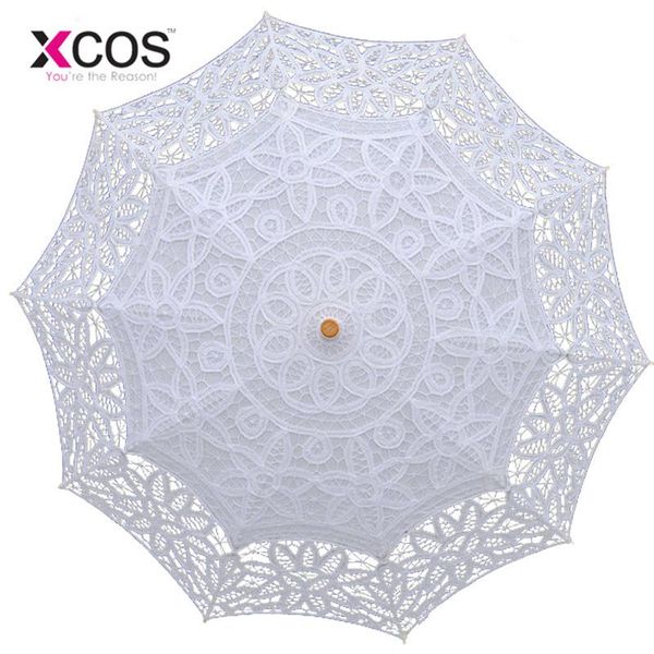

other accessories fashion sun lace umbrella parasol embroidery bride white wedding ombrelle dentelle parapluie mariage sa854