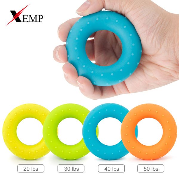 

silicone adjustable hand grip gripping ring finger forearm trainer carpal expander muscle workout exercise gym fitness