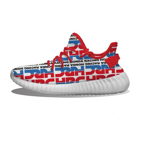 

diy custom hrc honda racing running shoes mesh printed mens womens trainers outdoor sports sneakers