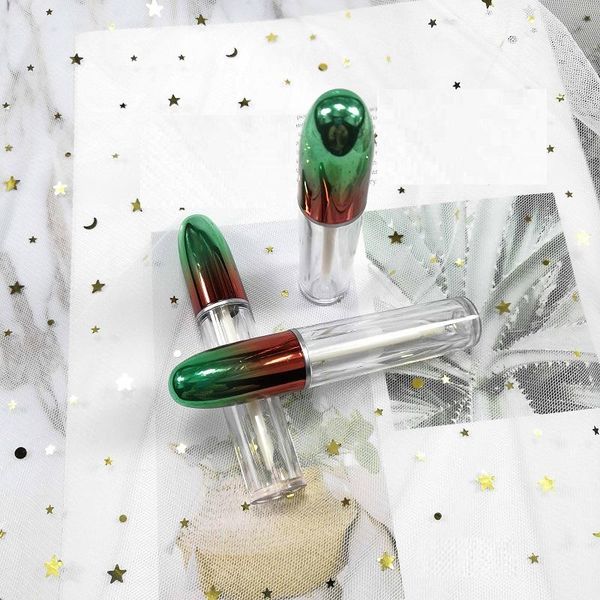 

storage bottles & jars empty 4ml lipgloss tube clear diy refillable cosmetic container colorful shaped lip glaze gloss packaging 10pc