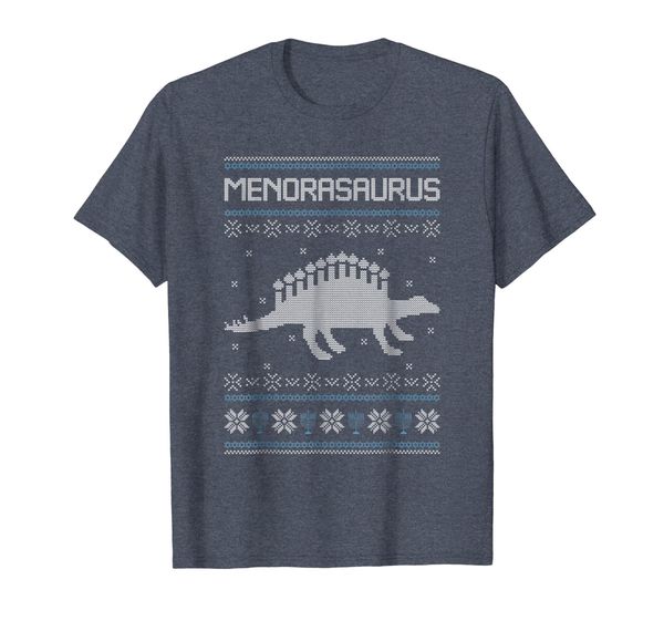 

Menorasaurus Rex T-Shirt Hanukkah Dinosaur Ugly Sweater Tee, Mainly pictures